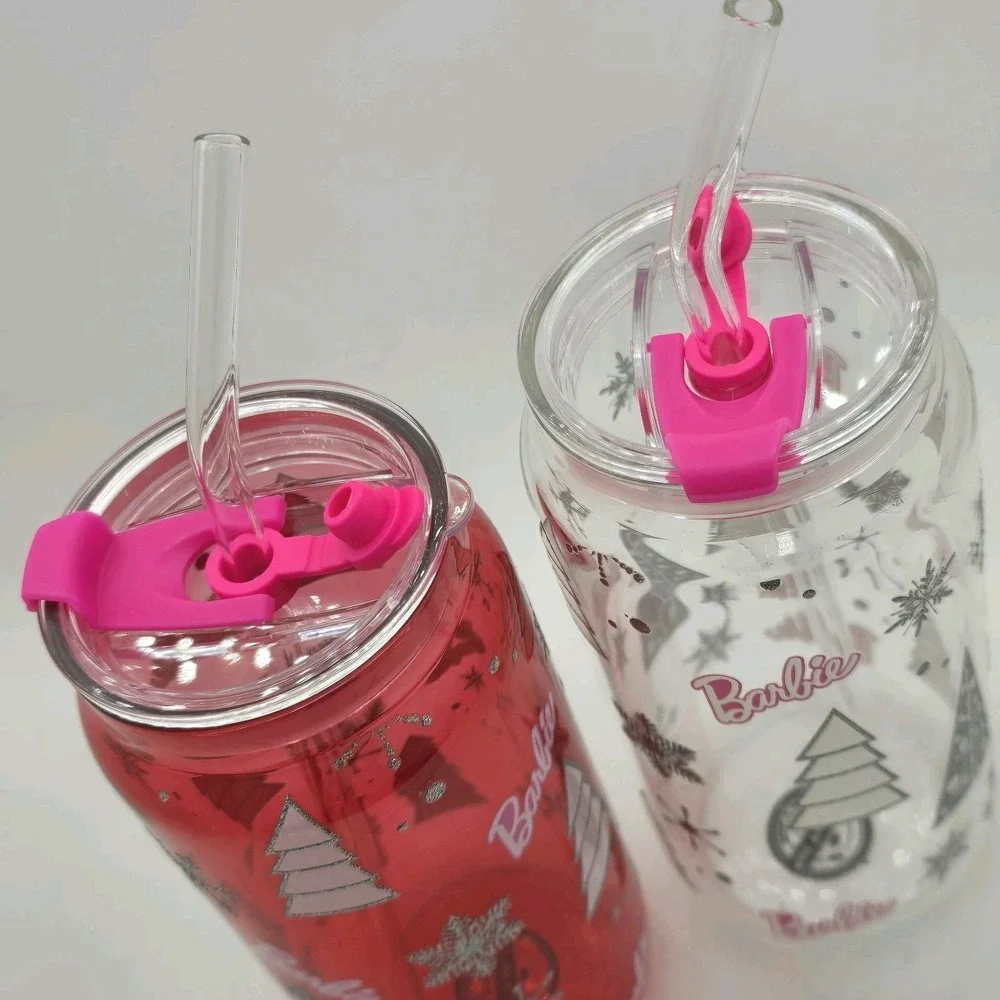 Barbie Christmas Drinking Glasses Set of 2 – 20oz Tumblers Dragon‎ Glassware